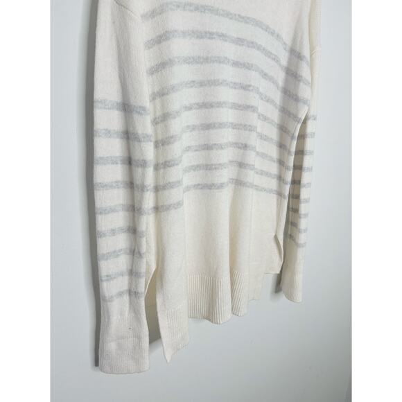 Gap Wool Stripe Tunic Sweater Womens Medium Pullover Crewneck - Picture 7 of 8